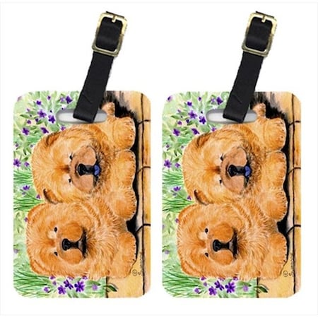 Carolines Treasures Carolines Treasures SS8123BT Chow Chow Luggage Tags; Pack - 2 SS8123BT